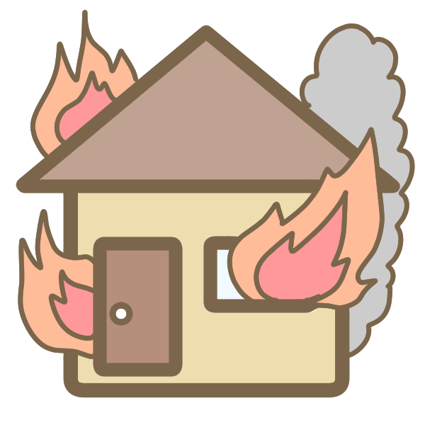 宇山辺りで、大火事